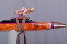 Amboyna Burl Native American Flute, Minor, Mid A-4, #O16I (11)